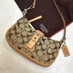 コーチ ソーホー ワンショルダー シグネチャーキャンバスレザー - メルカリ
