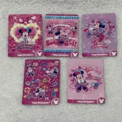 ディズニー パルパルーザ　ミニーのファンダーランド コレクションカード 5枚