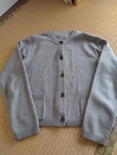 無印良品 婦人 洗えるニットクルーネックカーディガン レディース　М