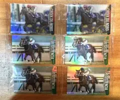 サラブレッドホースコレクション ツインウエハース 北村友一騎手のみ 計6枚