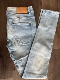 ZARA ダメージスキニーデニム　34