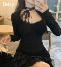 ゆっぴ着用　レーストップス