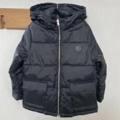 COMME CA ISM ブラックダウンコート 120A
