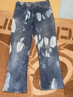 Levi's 70年代　646 オレンジタブ ボタン裏39 ベルボトム　ブリーチ