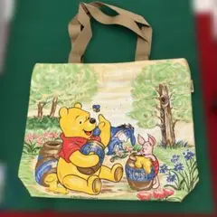 (10-213)くまのプーさん トートバッグ 大きめ47×35×10新品未使用