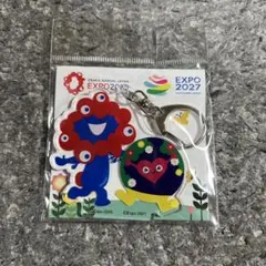 ミャクミャク　トゥンクトゥンク　コラボ　キーホルダー