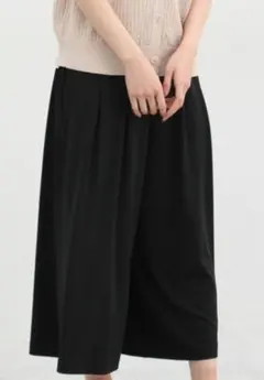 Honeys　ハニさら　ガウチョパンツ　ブラック　LL