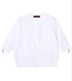 ⭐︎美品⭐︎CABaN ファインポリエステル ハーフスリーブポケットカーディガン