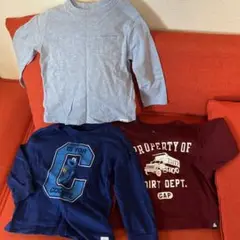 GAP18〜24months(90cm)長袖Tシャツ3枚セット