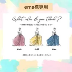 【ema様専用】ドレス当てクイズ　ドレス色当てクイズ　衣装当てクイズ　結婚式