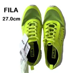 『希少』新品タグ付き FILA DISRUPTOR 蛍光イエロー スニーカー