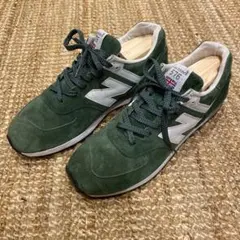 【良品】New Balance 576 グリーン　27.5cmのサムネイル