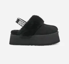 【美品】UGG Funkette ブラック プラットフォームサンダル 23cm