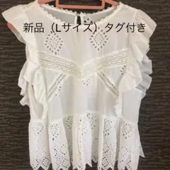 ZARA 新品　レース トップス カットソー　ザラ