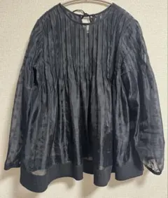 TORRAZZO DONNA シースルー水玉トップス