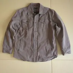 J.Crew コットンシャツジャケット カーキM