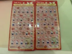 2 枚 サンリオ ボンボンドロップシール ミニ 正規品 キティセット