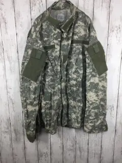 ミリタリー　 アウター ジャケット 長袖シャツ　USA古着　迷彩　 G-2-29