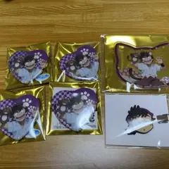 ナンジャタウン ハート缶バッジ アクリルコースター 前髪クリップ 浜守一郎