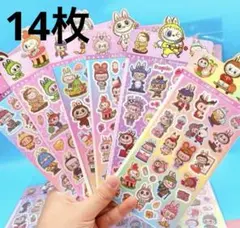 ラブブ　LABUBU シール　3点