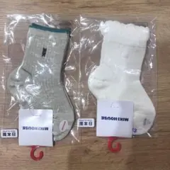 Miki House ベビー靴下 2足セット 90-95cm