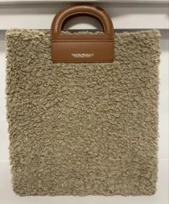 【新品】THEATRE PRODUCTS ボアトートバッグ BEIGE
