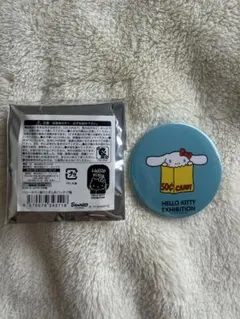 ハローキティ展示会 限定 缶バッチ シナモロール