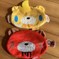 グルーミー 初音ミク ふわふわFACEポーチ 鏡音レン MEIKO