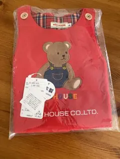 ミキハウス 赤いロンパース 90cm