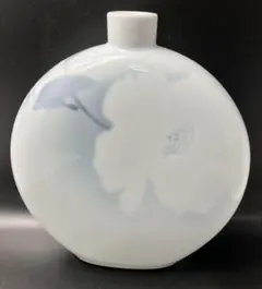 【未使用品】深川製磁　淡光彩磁 花瓶　フラワーベース
