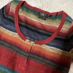 新春SALE R RLラルフローレン　セラベボーダーニットワンピース