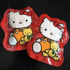 【激レア/極美品】1997年当時物 ハローキティ ダイカット 2枚 1997年当時物 ハローキティ ダイカット 2枚 1997 年ヴィンテージ