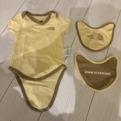 THE NORTH FACE イエローロンパースセット