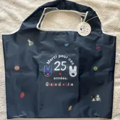 【新品タグ付き】リサとガスパール　エコバッグ　ネイビー