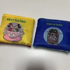 ディズニーランド限定 カプセルトイ エコバッグ2個セット　イエロー ブルー