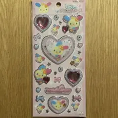 サンリオ　ウサハナ　キラキラジュエルシール