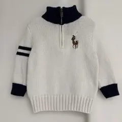 ラルフローレン　ビッグポニーのハーフジップセーター 24M 90