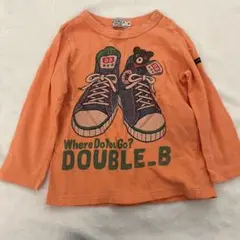 美品ミキハウス ダブルビー DOUBLE.B ロンT 90 男の子 長袖Tシャツ