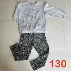 女の子 トレーナー パンツ セット 130cm ダルメシアン キムラタン