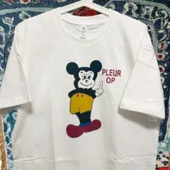 ハイデザイン ミッキー ティーシャツ 白 半袖 メンズ 新品 XL ２XL