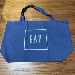 GAP ネイビーエコバッグ 約60cm x 30cmのサムネイル