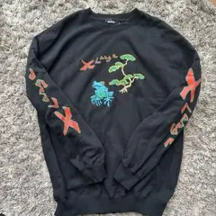 XLARGE BONSAI カエル 盆栽 刺繍 スウェット Mサイズ