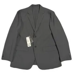 【新品未使用】ユニクロ 感動ジャケット XL ダークグレー　ウールライク
