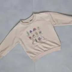 ELFINDOLL トレーナー キャンプ柄 90サイズ
