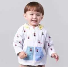 ミキハウス　プッチー刺繍パーカー　120