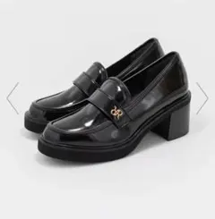 ち*こ様 RANDA モノグラムパーツボリュームソールローファー 24.5cm