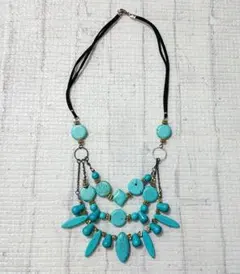 【ネックレス】ターコイズブルー