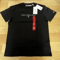 [カルバンクライン]Tシャツ メンズ 半袖 ブラック　Mサイズ　タグ付き正規品