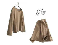 プラージュ　美品　ウール　タック　プルオーバー