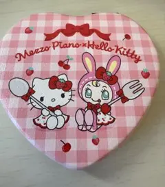 メゾピアノ×ハローキティ ハート型ミラー